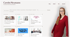 Desktop Screenshot of carolin-neumann.de